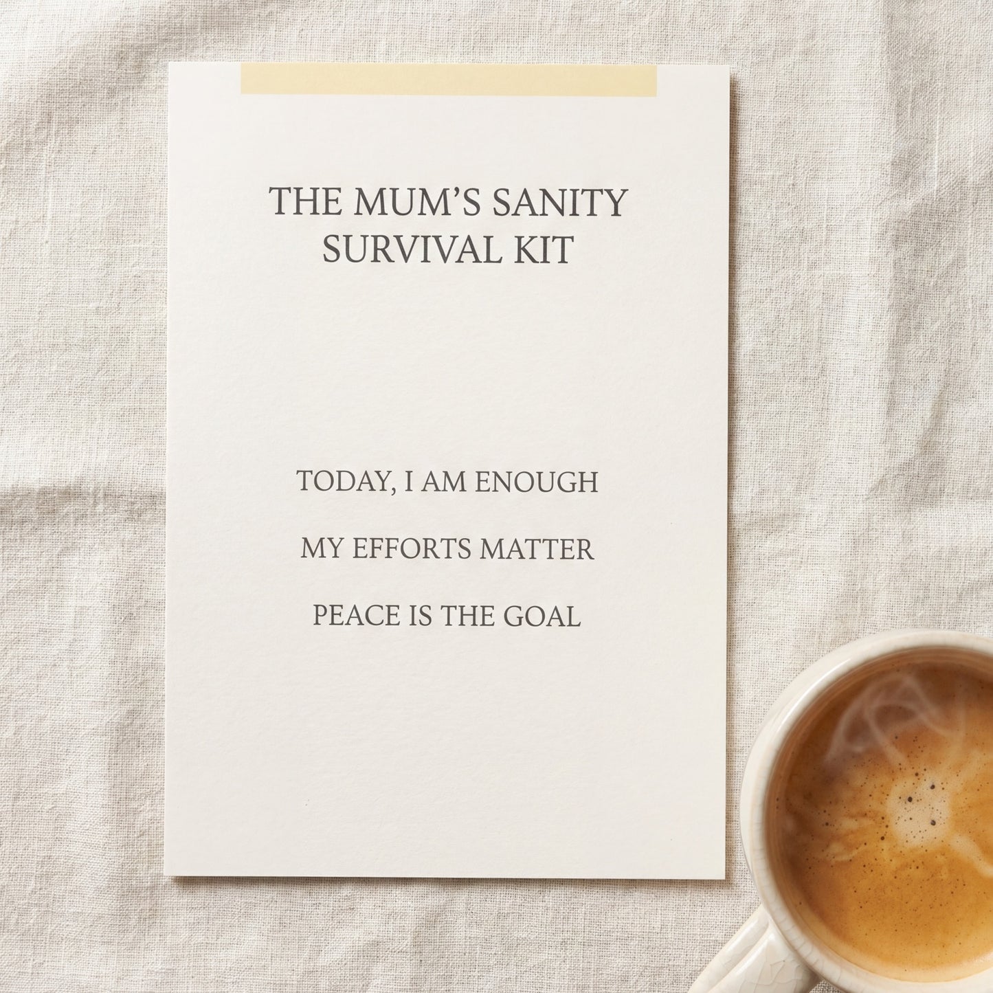 Mum's Sanity Survival Kit (Free Digital Gift)