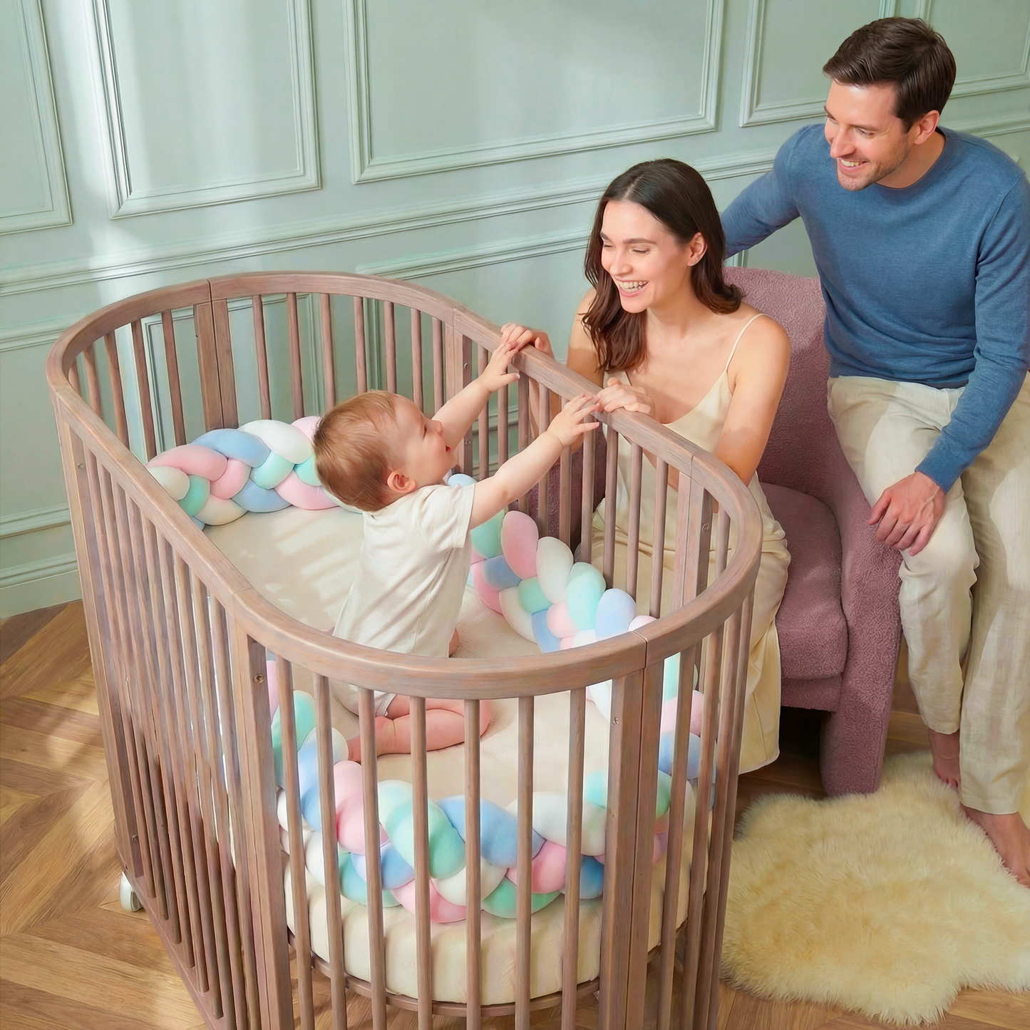 Baby Crib Protector Braid